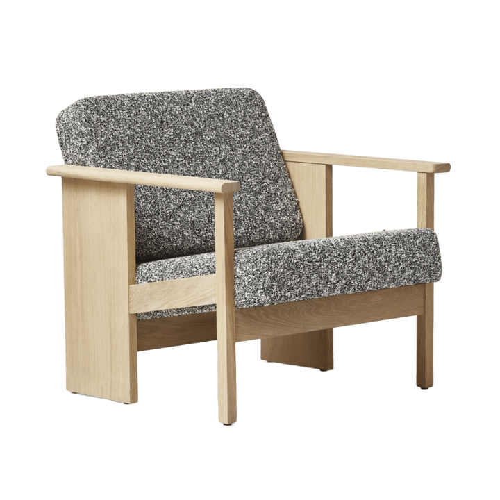 Chaise de salon Block   - Chêne blanc Zero 0004 - Form & Refine