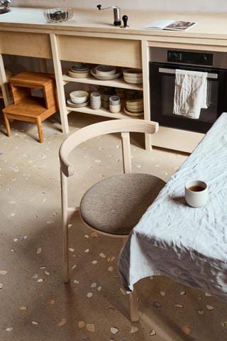 Chaise Lunar   - Chêne blanc Hallingdal 65-0227 - Form & Refine