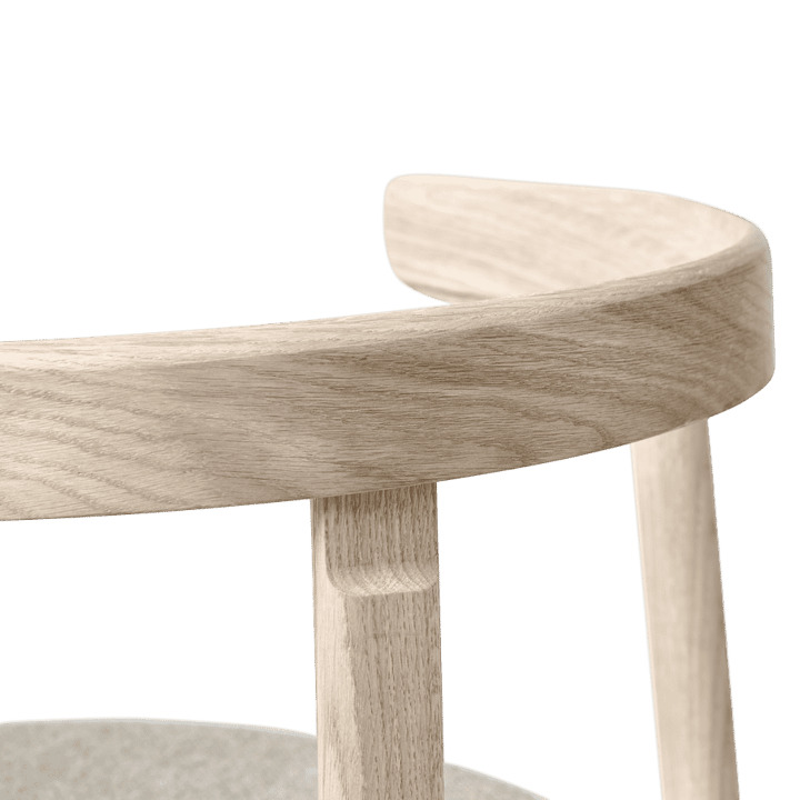 Chaise Lunar  , Chêne blanc Form & Refine