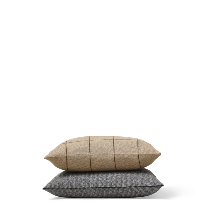 Coussin Aymara 52x52 cm  , New carré marron Form & Refine