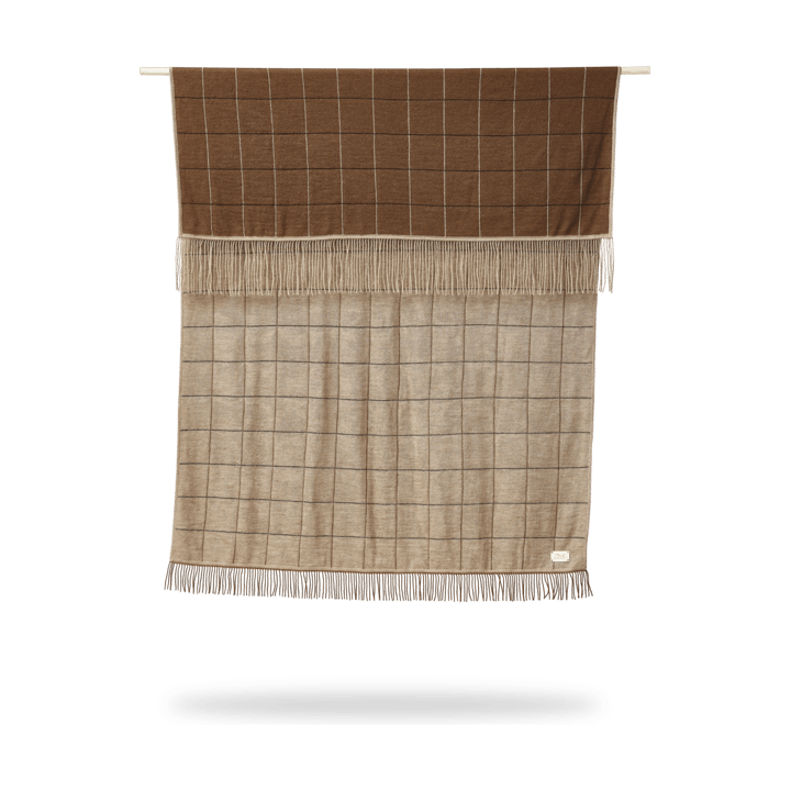 Couverture Aymara 130x190 cm - New carré marron - Form & Refine