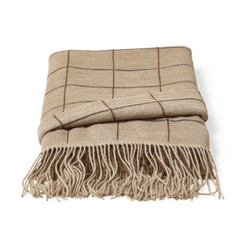 Couverture Aymara 130x190 cm - New carré marron - Form & Refine