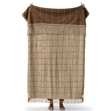 Couverture Aymara 130x190 cm - New carré marron - Form & Refine
