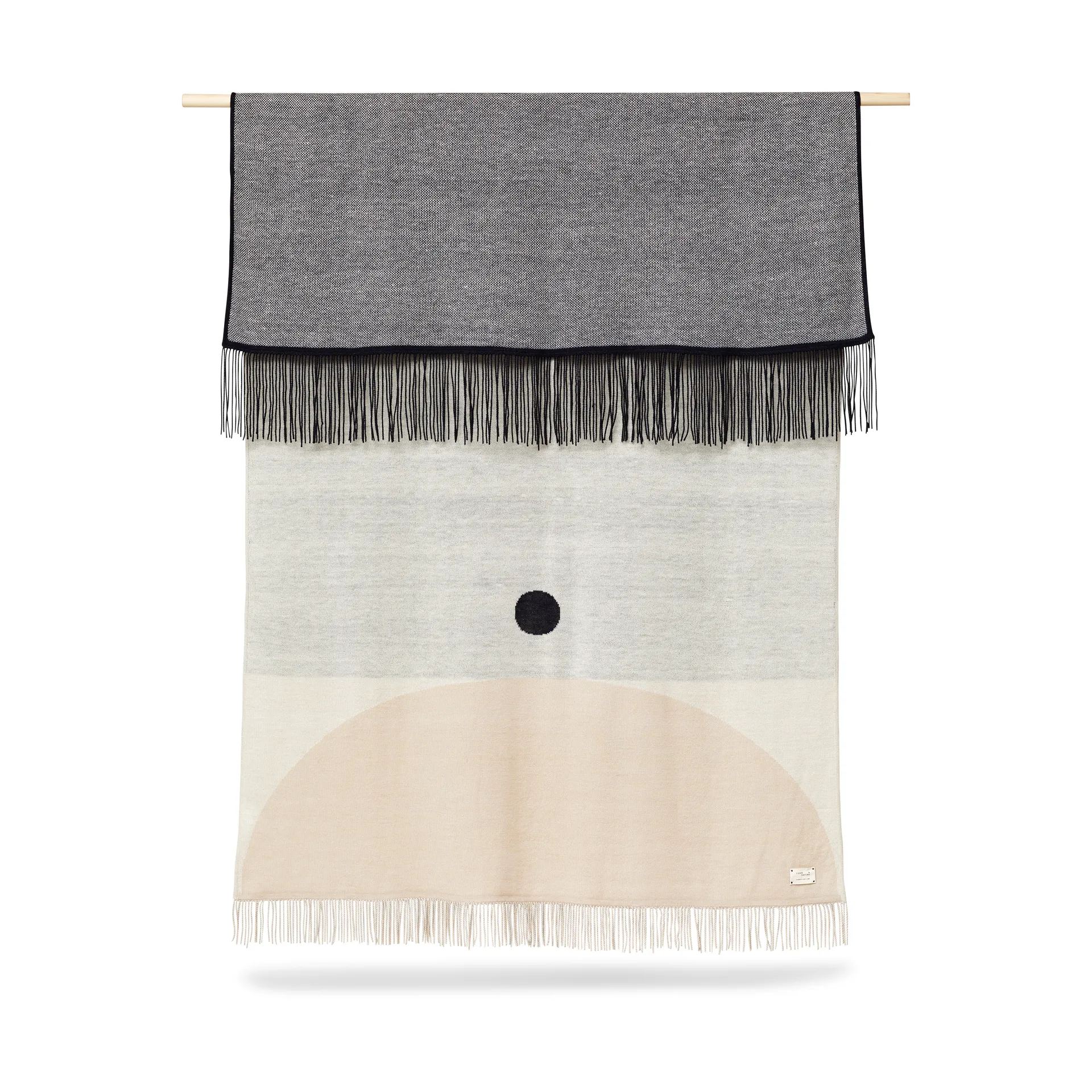Couverture Aymara 130x190 cm, Pattern crème Form & Refine