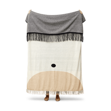 Couverture Aymara 130x190 cm - Pattern crème - Form & Refine