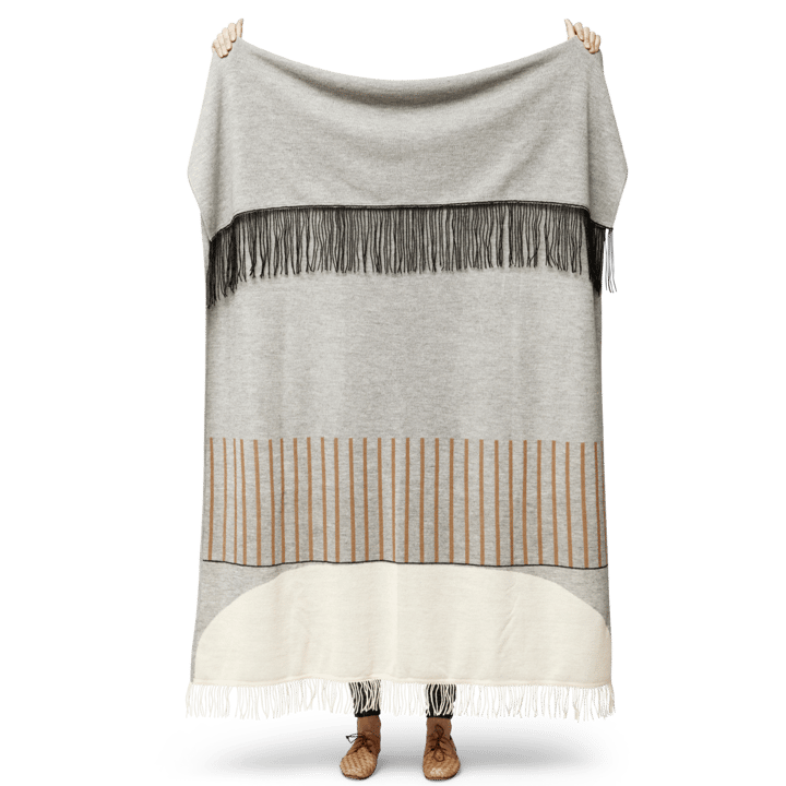Couverture Aymara 130x190 cm, Pattern grey Form & Refine
