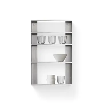 Étagère de rangement Taper 40x65 cm - Acier inoxydable - Form & Refine