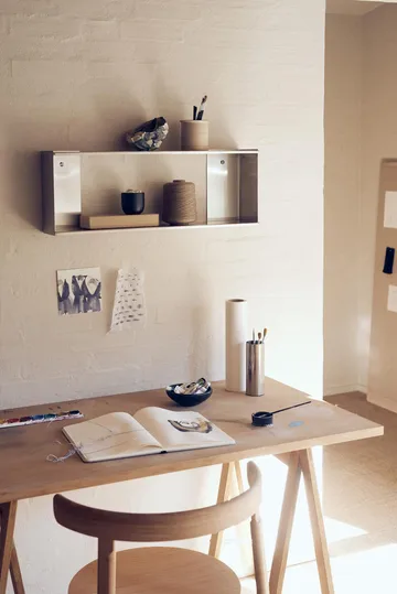 Étagère de rangement Taper 70x25 cm - Acier inoxydable - Form & Refine