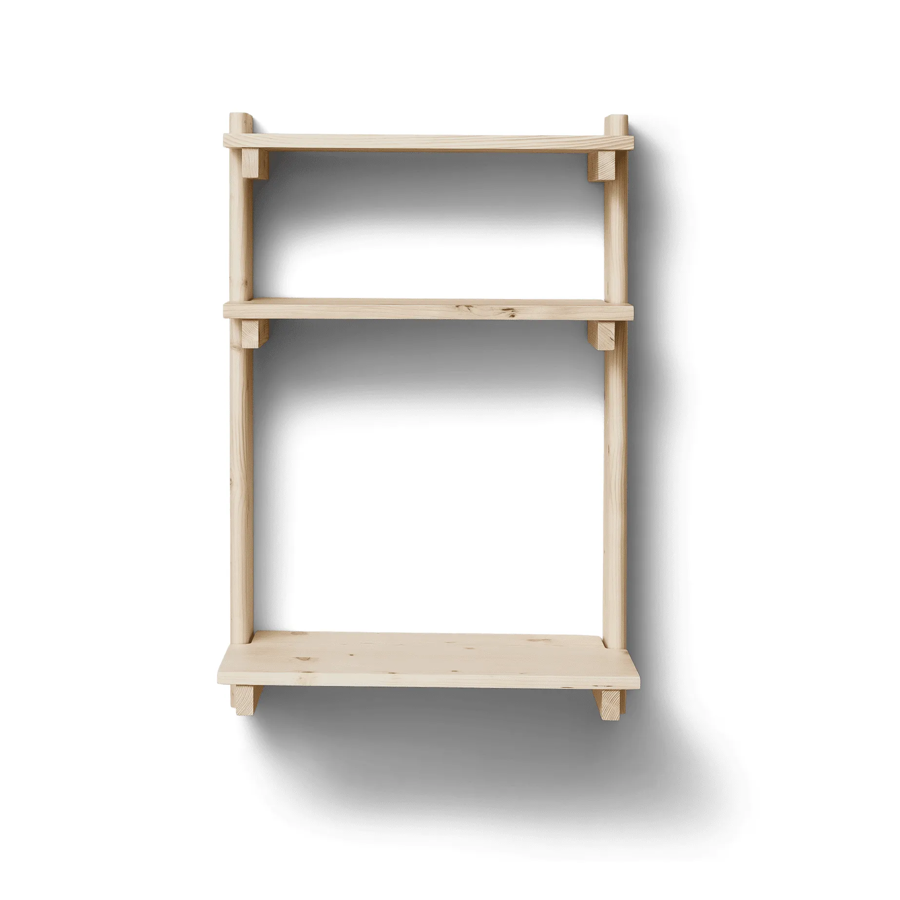 Form & Refine Étagère murale Beam avec bureau Bois de pin