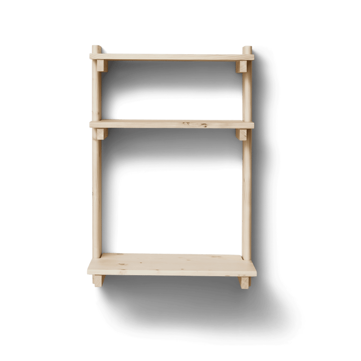 Étagère murale Beam avec bureau   - Bois de pin - Form & Refine