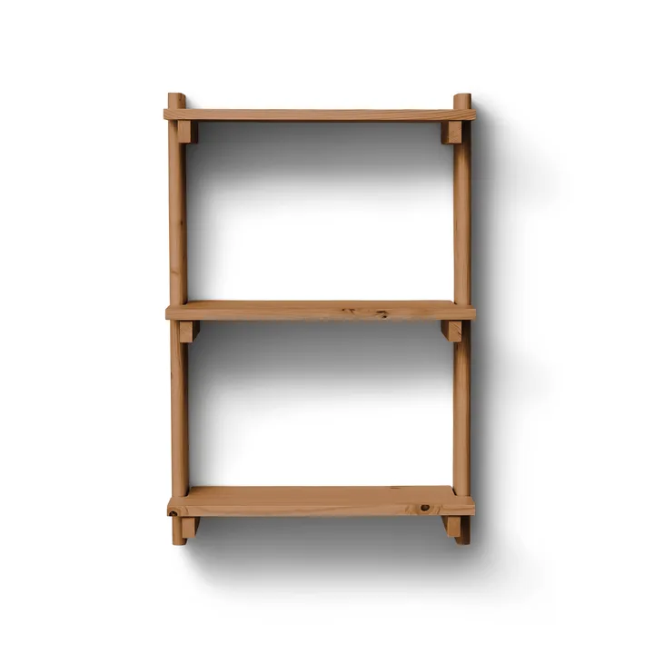 Étagère murale Beam Shelf - Deep brown pine, 60x90,5x25 cm - Form & Refine