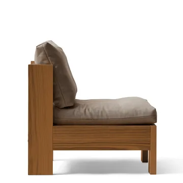 Fauteuil lounge Icon - Technicolor 0370-deep brown furu - Form & Refine