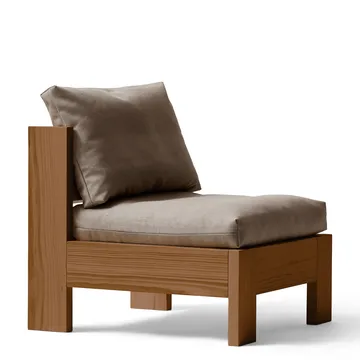 Fauteuil lounge Icon - Technicolor 0370-deep brown furu - Form & Refine
