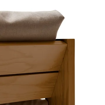 Fauteuil lounge Icon - Technicolor 0370-deep brown furu - Form & Refine