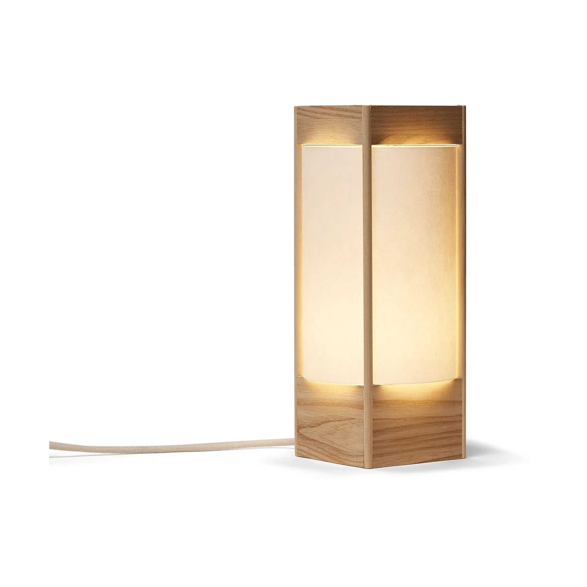 Lampe de table Andon, Frêne, 32 cm Form & Refine