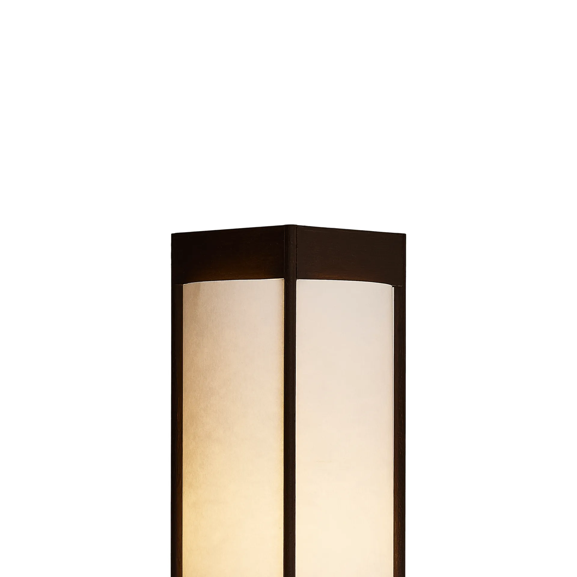 Lampe de table Andon, Frêne brun foncé, 32 cm Form & Refine