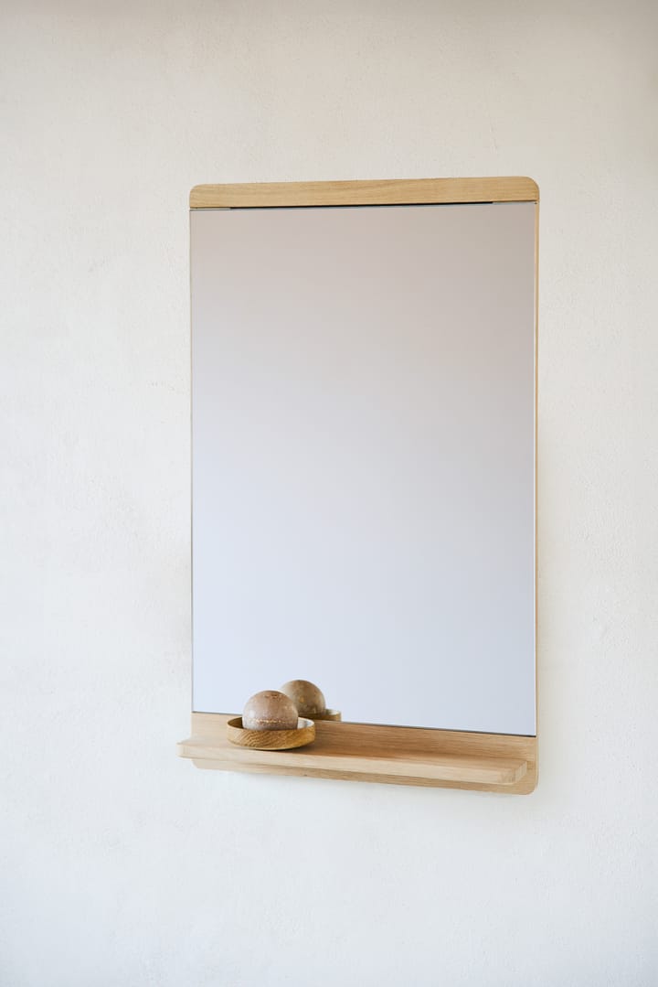 Miroir mural Rim 40x68 cm, Chêne blanc Form & Refine