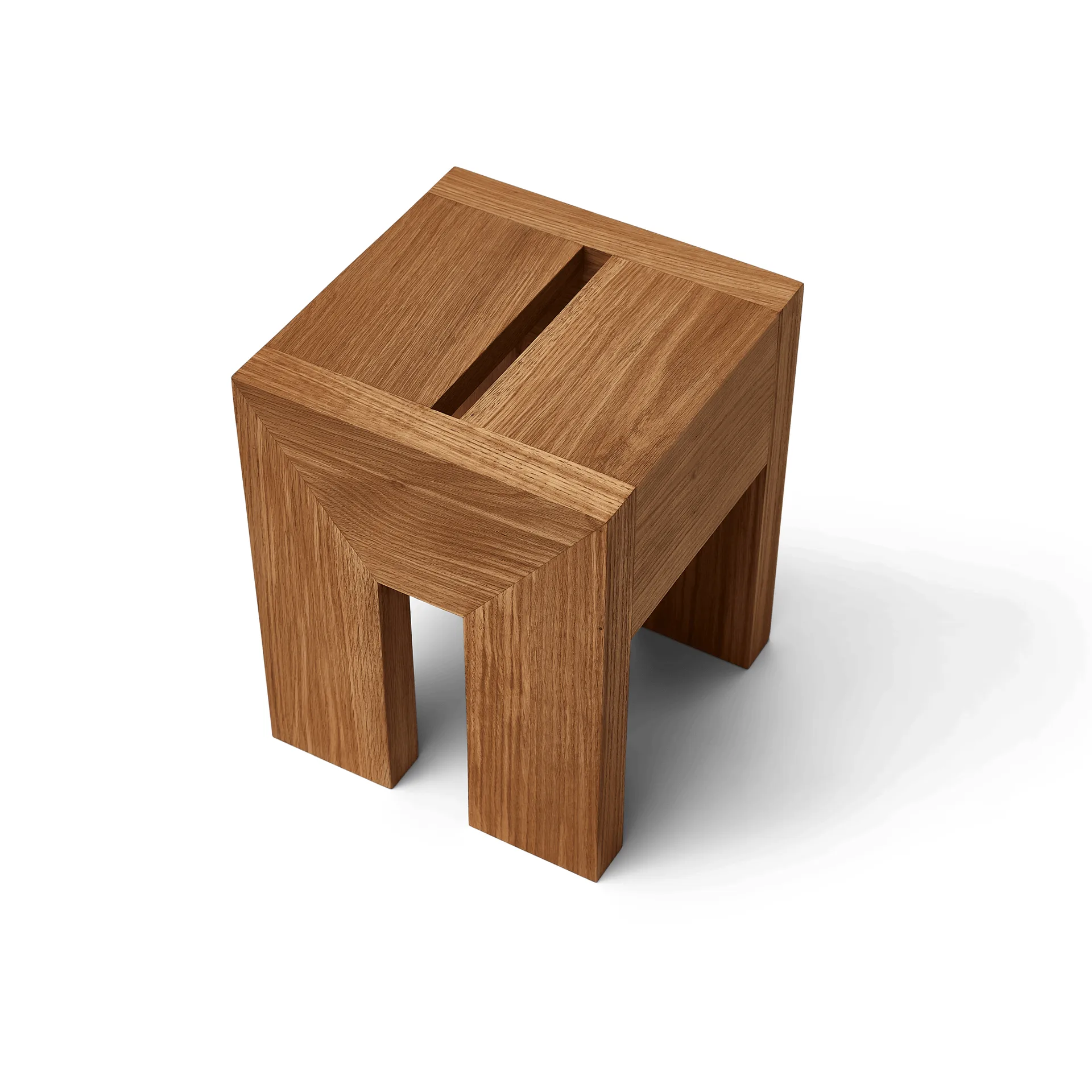 Monolith table d’appoint, Chêne, 29x29x36 cm Form & Refine