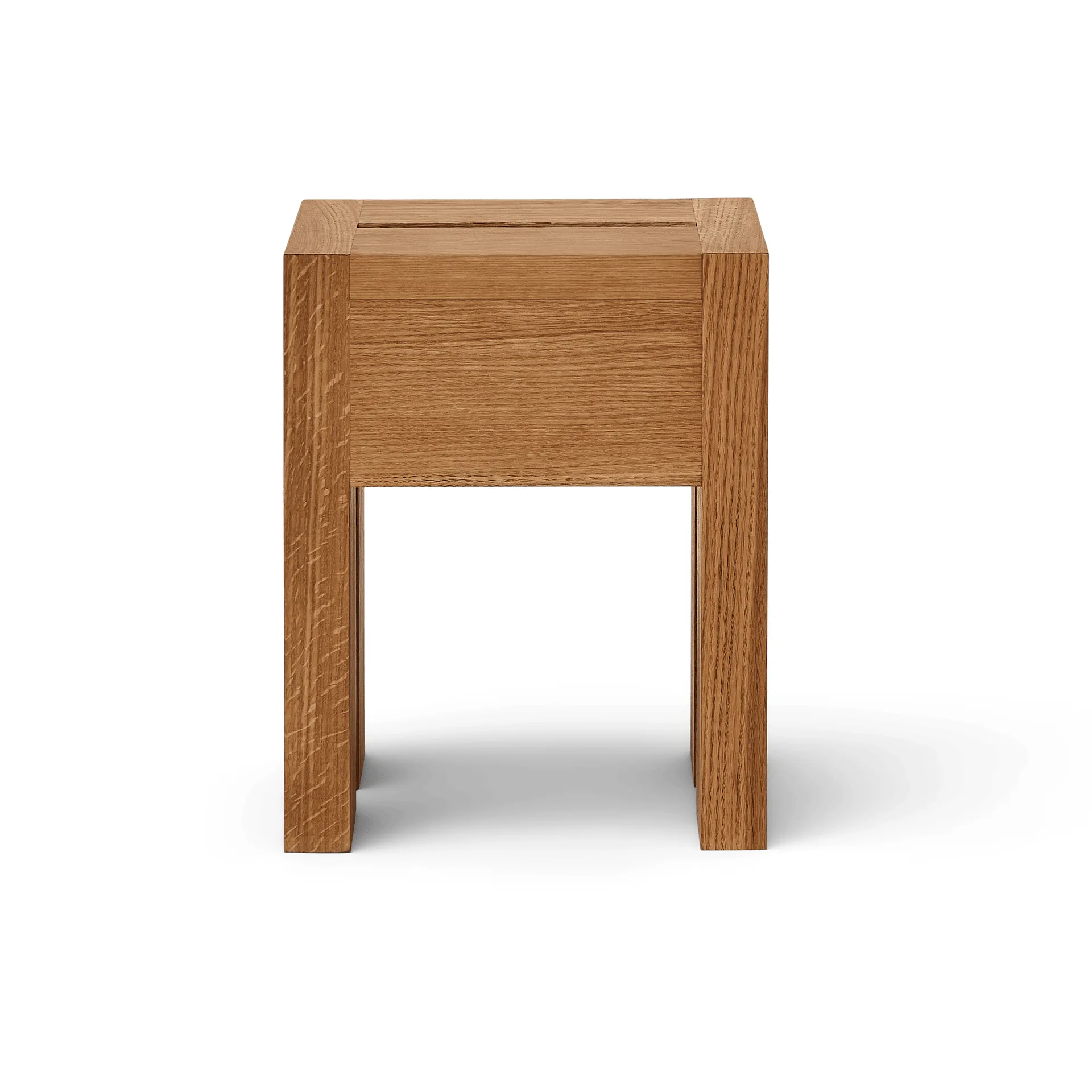 Monolith table d’appoint, Chêne, 29x29x36 cm Form & Refine