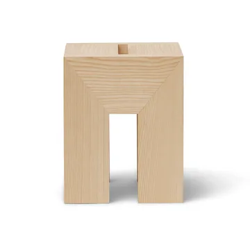 Monolith table d’appoint - Frêne, 29x29x36 cm - Form & Refine