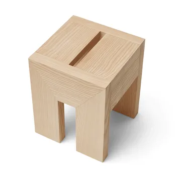 Monolith table d’appoint - Frêne, 29x29x36 cm - Form & Refine