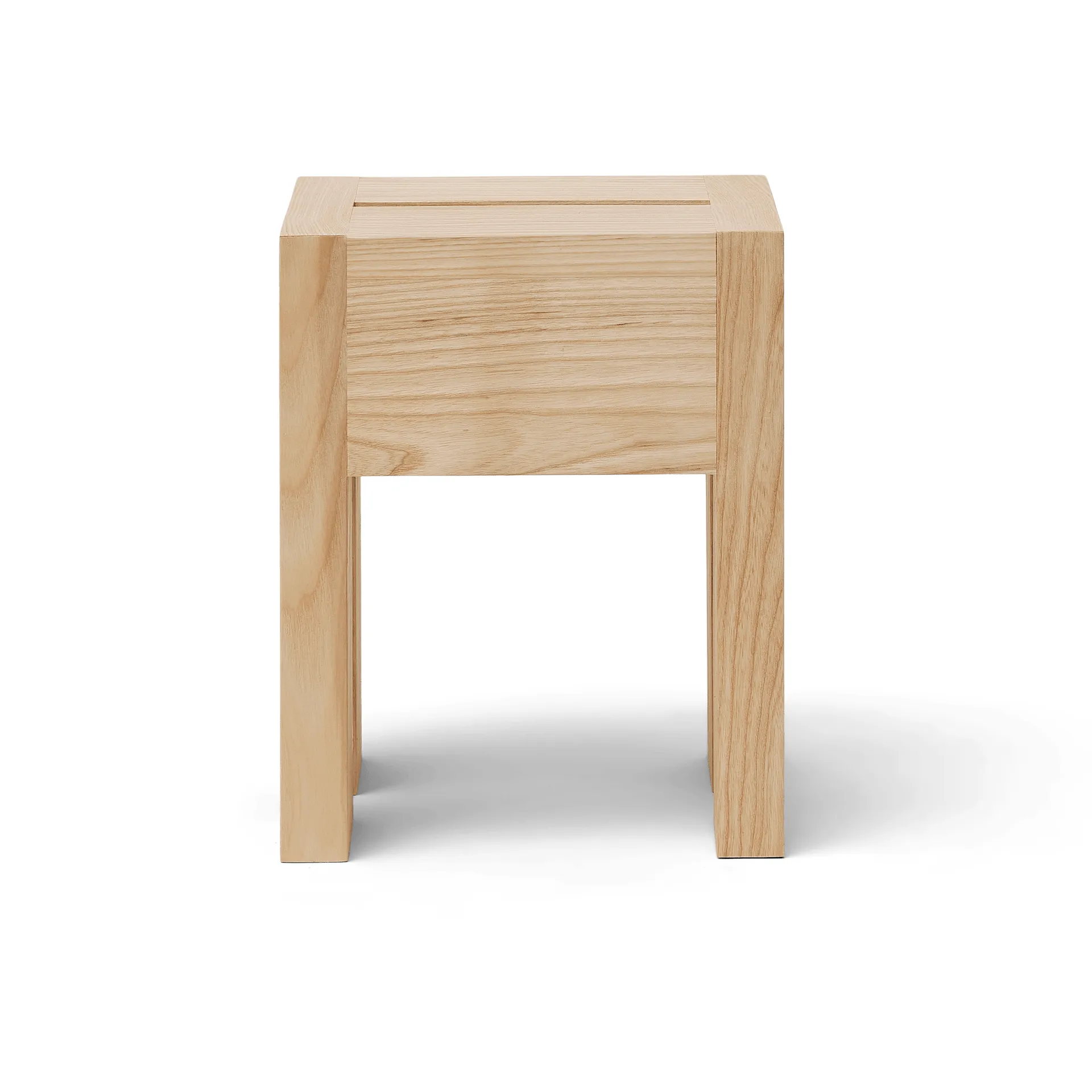 Monolith table d’appoint, Frêne, 29x29x36 cm Form & Refine