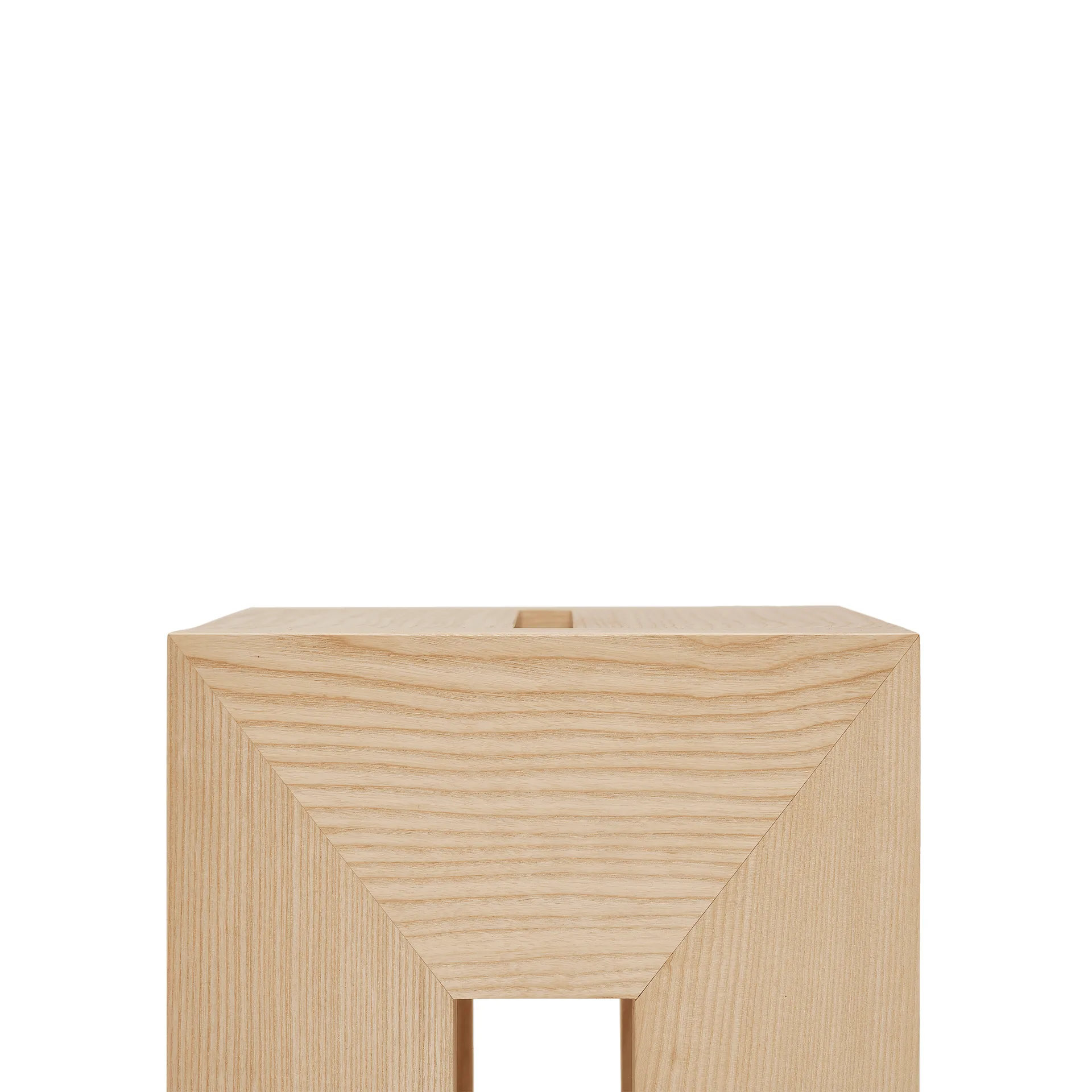 Monolith table d’appoint, Frêne, 29x29x36 cm Form & Refine