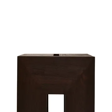 Monolith table d’appoint - Frêne brun foncé, 29x29x36 cm - Form & Refine