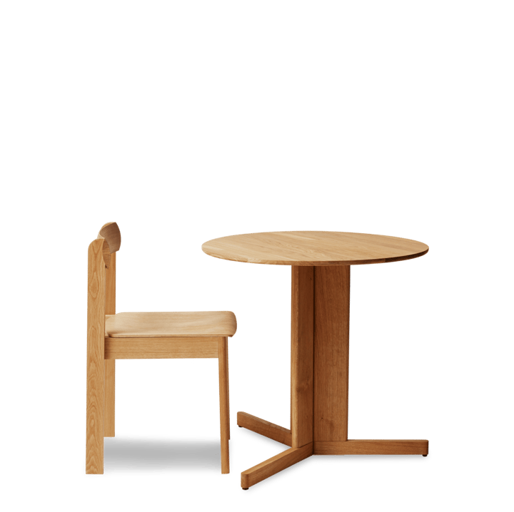 Table à manger Trefoil Ø75 cm  , Chêne Form & Refine