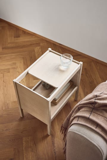 Table d'appoint Journal 29x43 cm   - Chêne blanc - Form & Refine