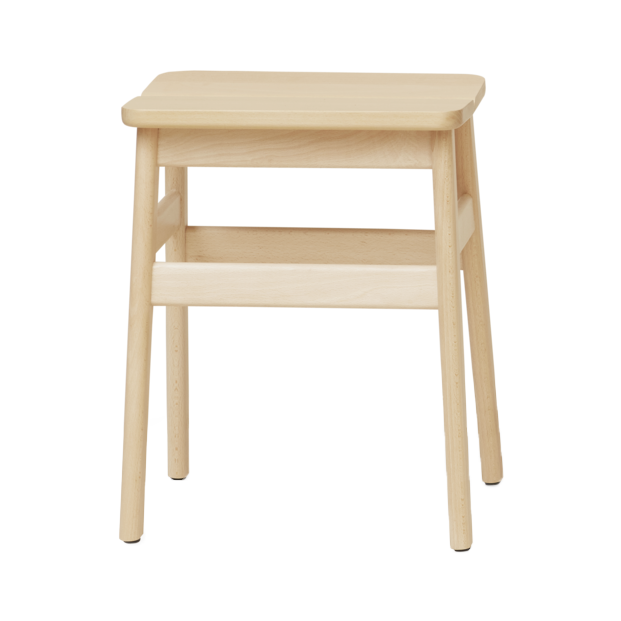 Form & Refine Tabouret Angle Standard 45 cm Hêtre | Design Scandinave | Tabourets | Beige