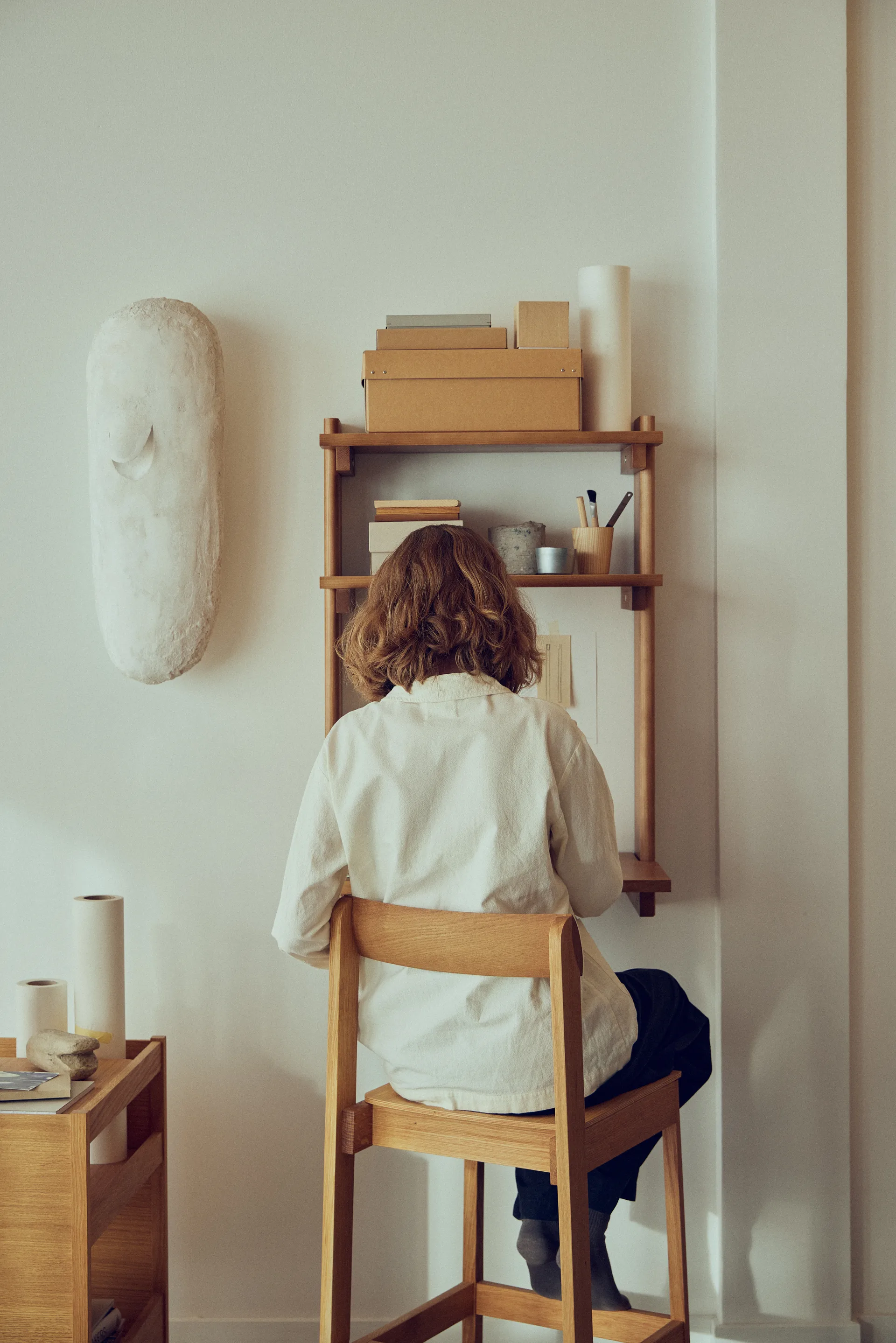 Tabouret de bar Blueprint, Chêne, 65 cm Form & Refine