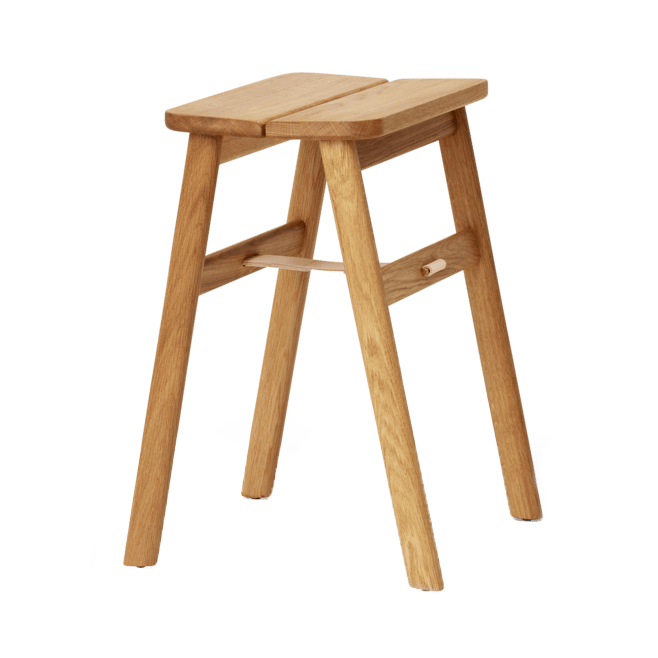 Tabouret pliant Angle   - Chêne - Form & Refine