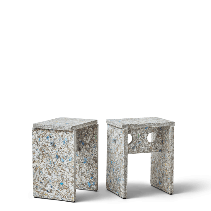 Tabouret Remake 35x45 cm  , Gris Form & Refine
