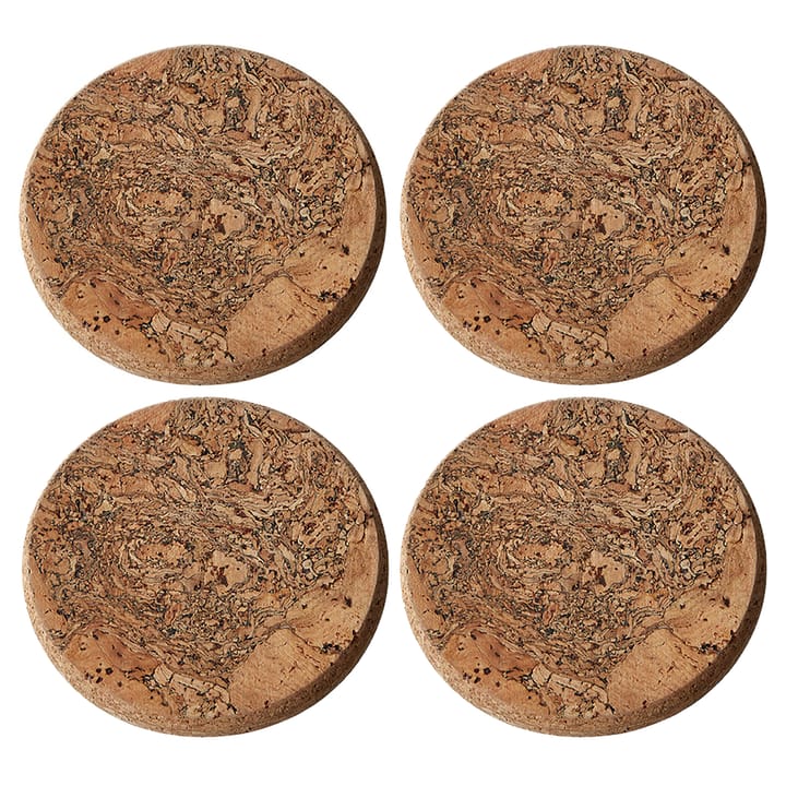 Dessous de verre Cork Lot de 4 - Naturel - Formgatan