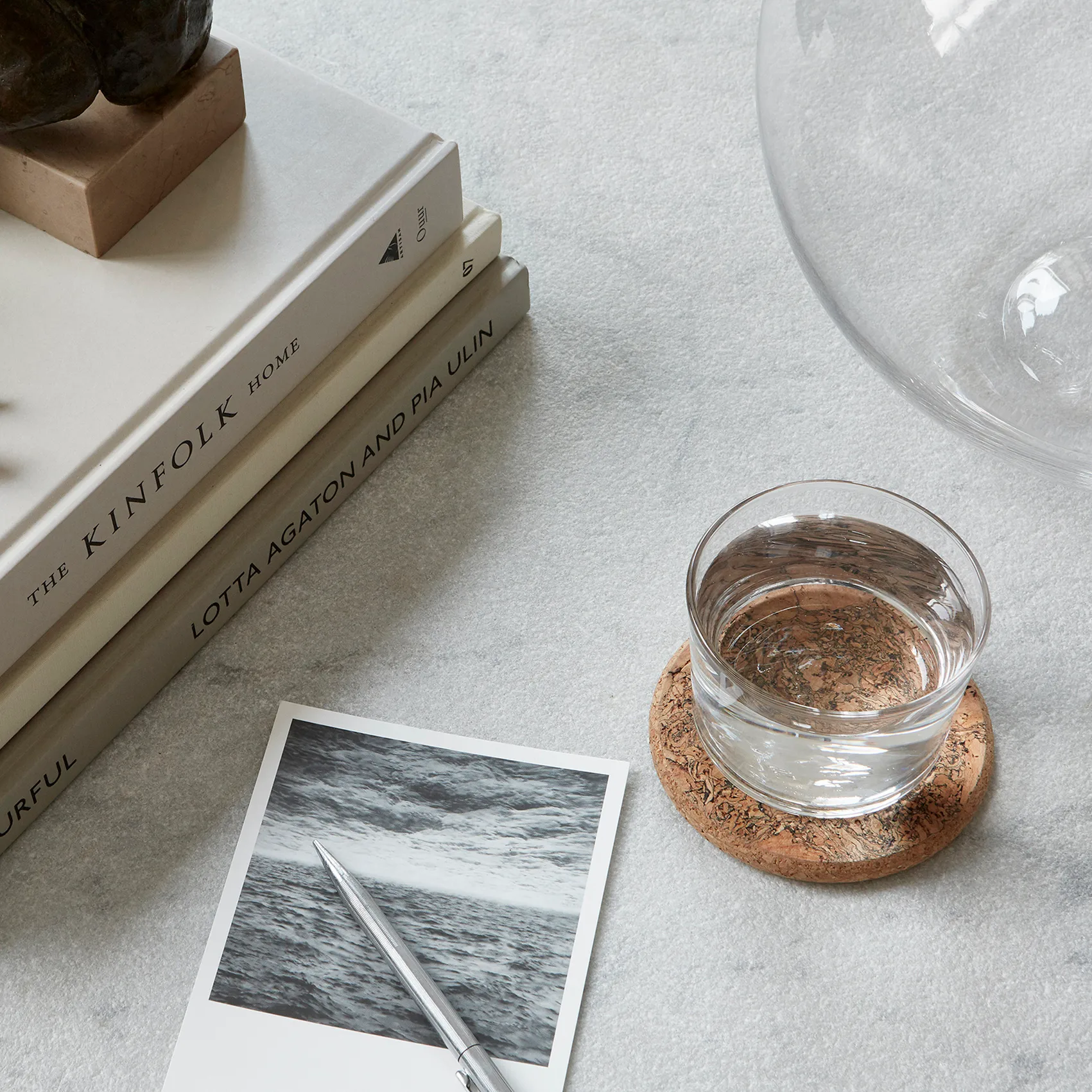 Dessous de verre Cork Lot de 4, Naturel Formgatan
