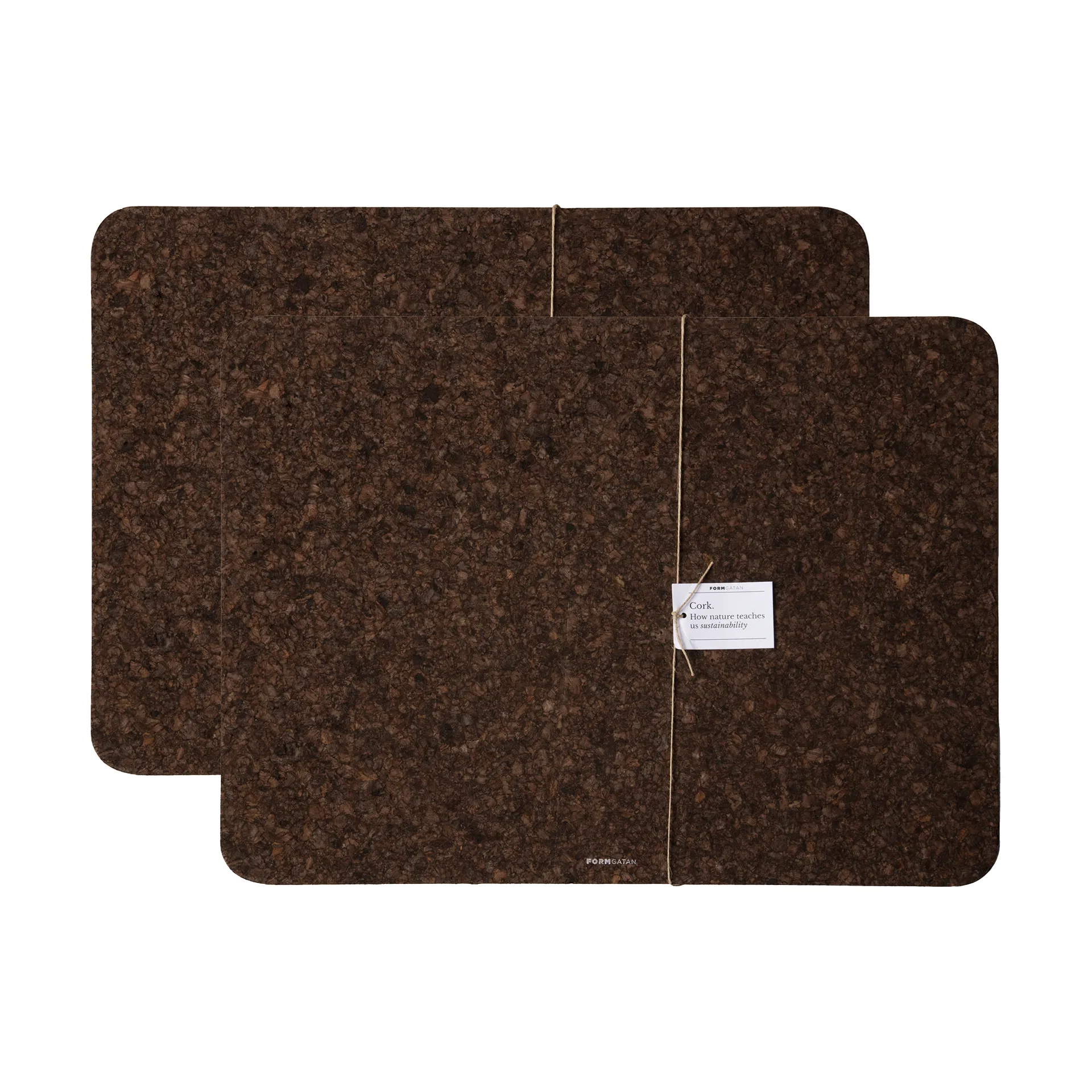 Set de table Cork 30x40 cm Lot de 2, Smoked Formgatan