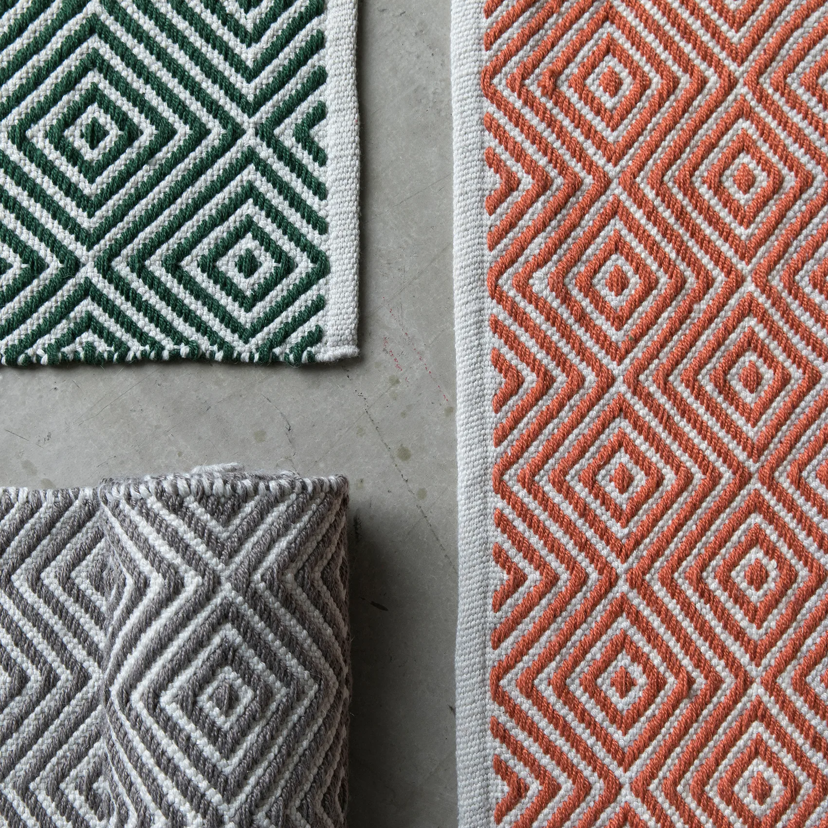 Tapis Diamond 200 x 300cm, Green Formgatan