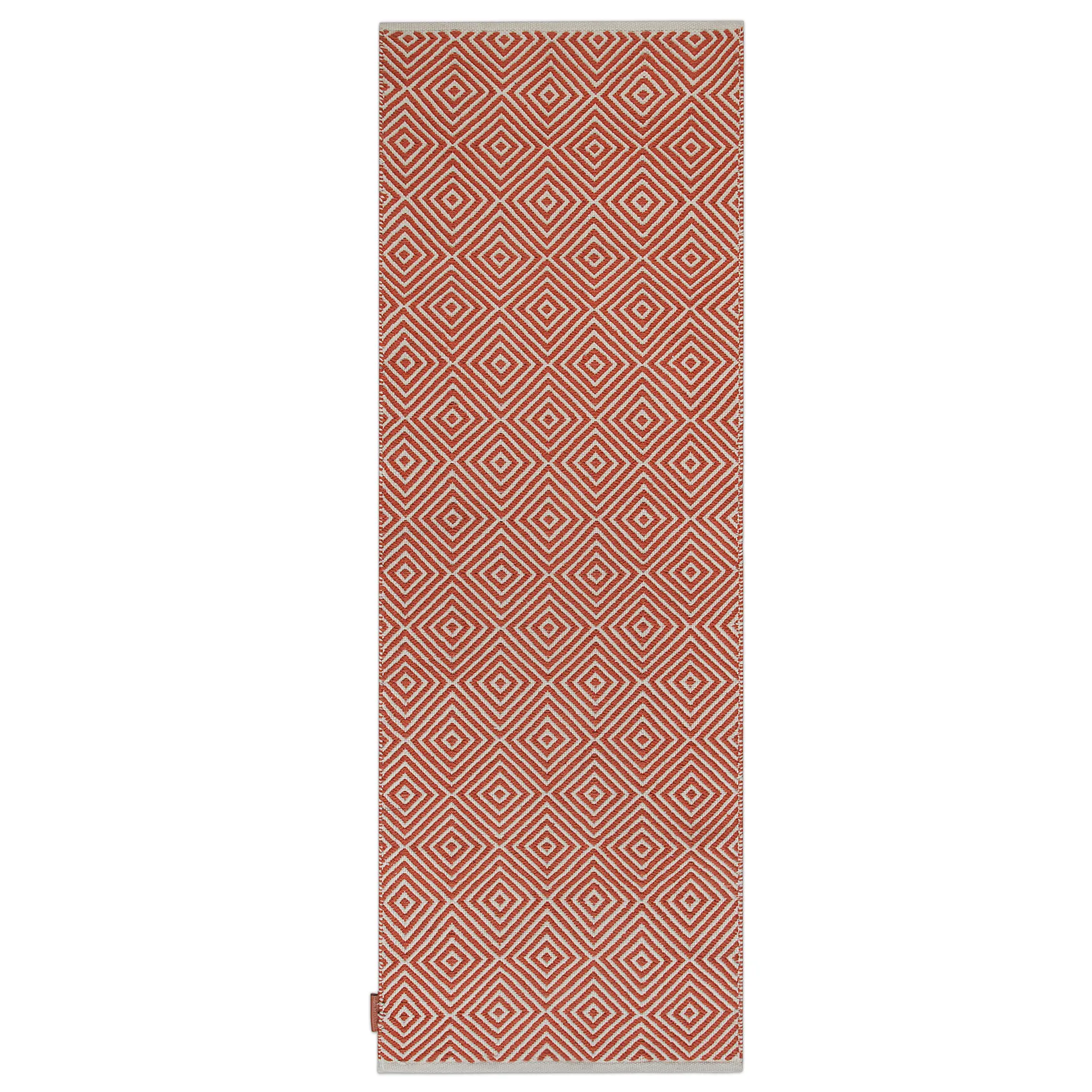 Tapis Diamond 70 x 200cm, Burnt orange Formgatan