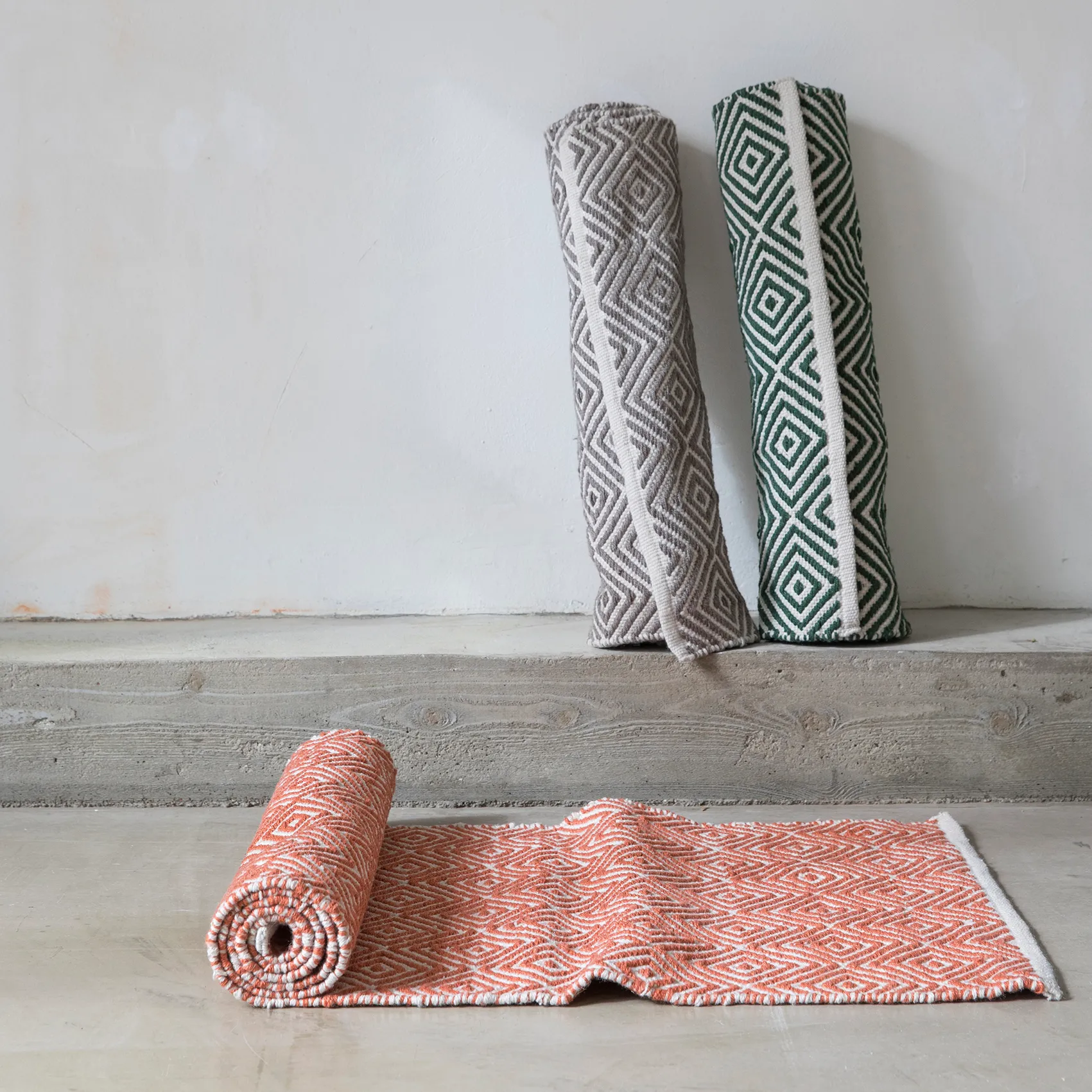 Tapis Diamond 70 x 200cm, Green Formgatan