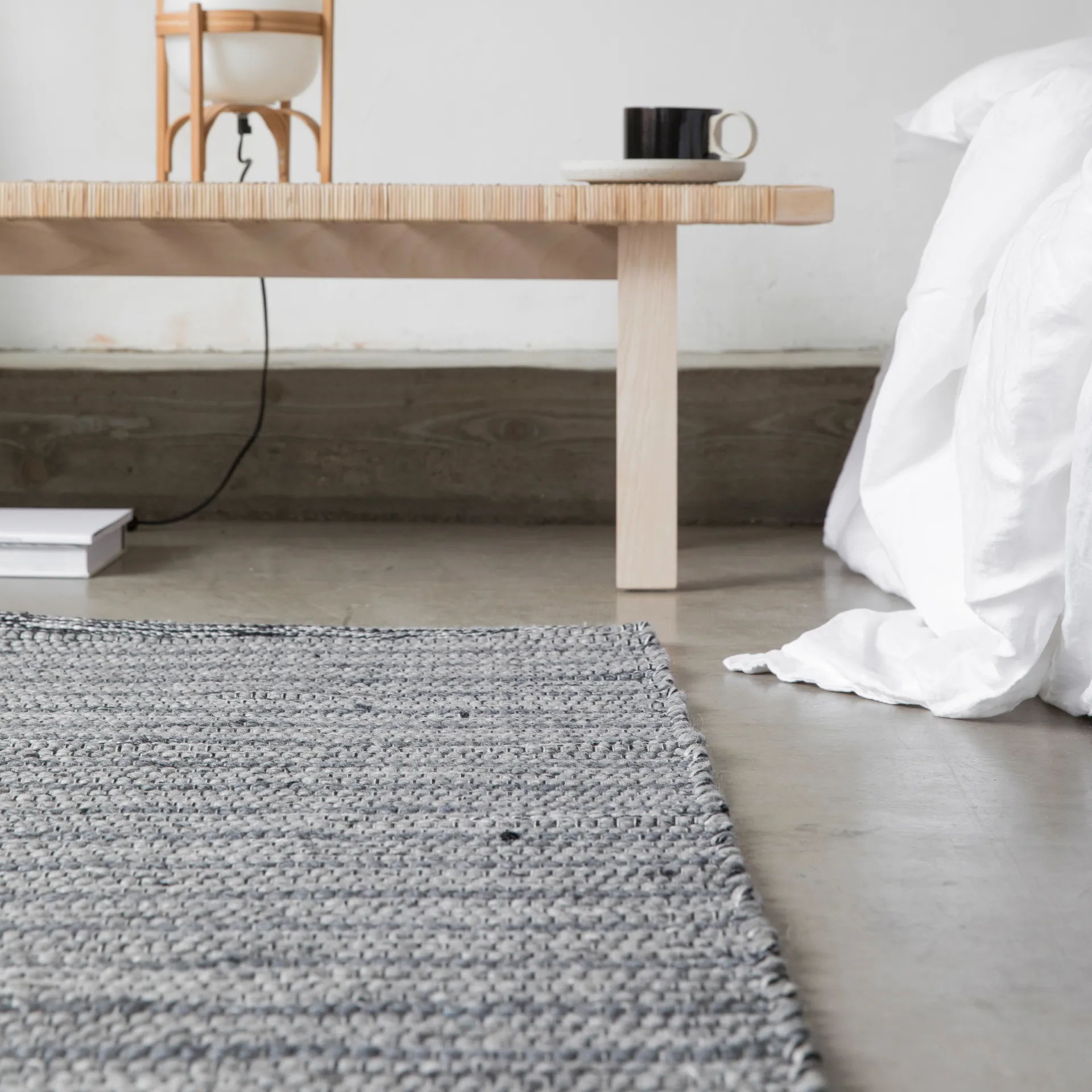 Tapis Stripe 170 x 230cm, Grey Formgatan