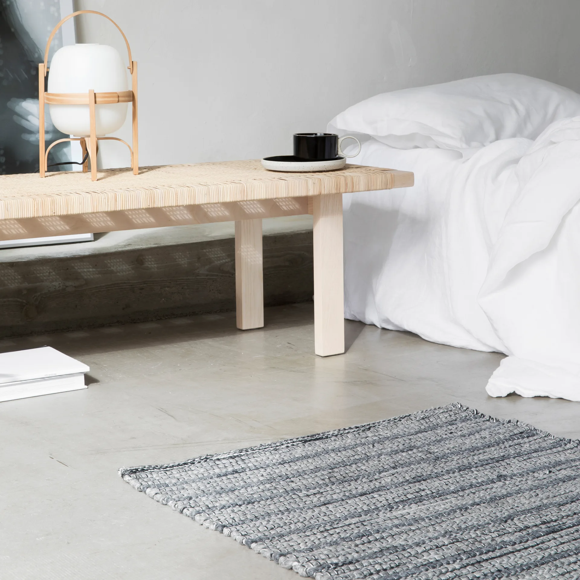 Tapis Stripe 70 x 200cm, Grey Formgatan