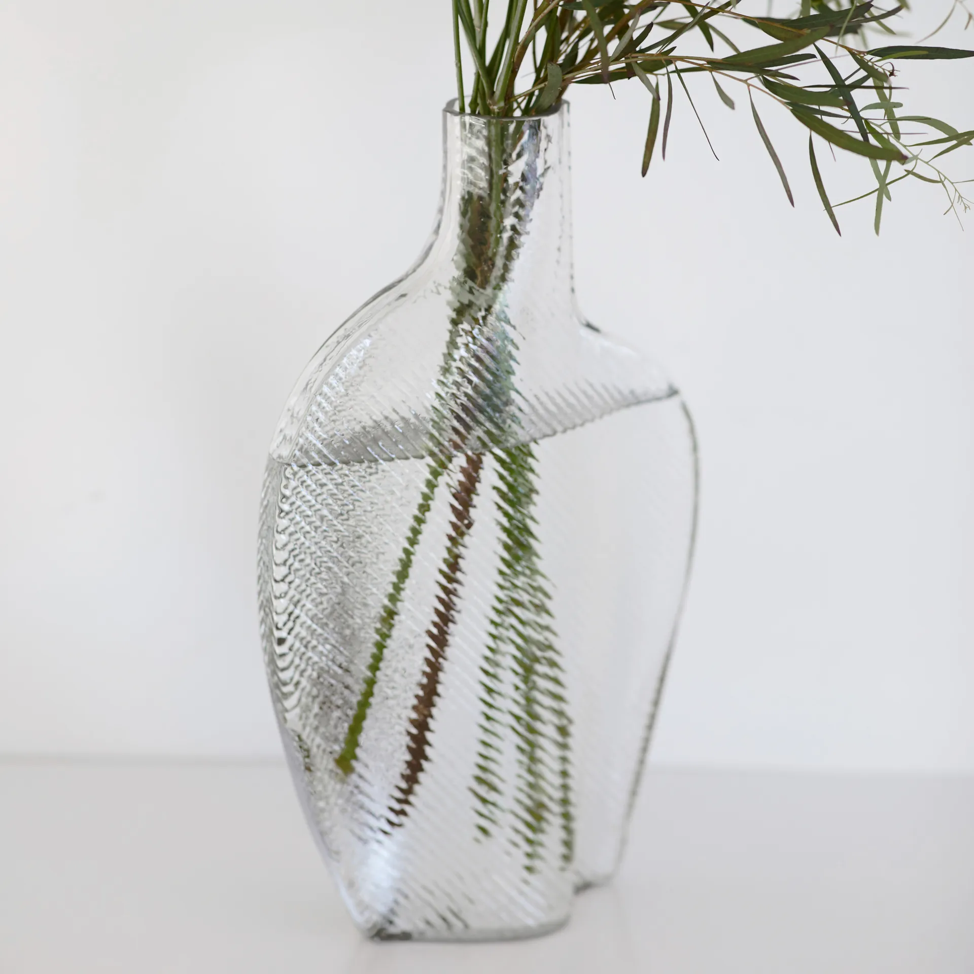 Vase Flow 1, Transparent Formgatan