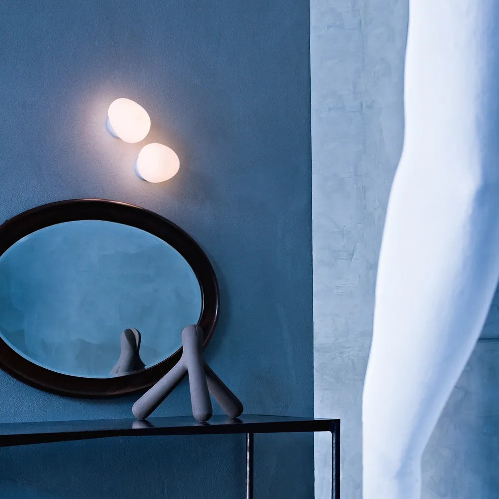 Applique murale Gregg piccola, Blanc Foscarini