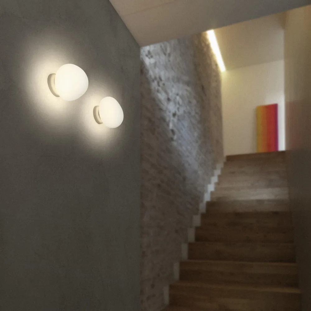 Applique murale Gregg piccola, Blanc Foscarini