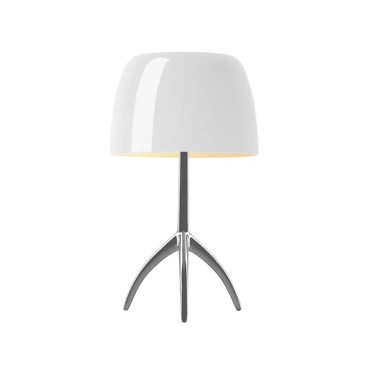 Lampe de table Lumiere Grande Dimbar - blanc, aluminium - Foscarini