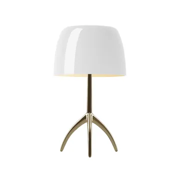 Lampe de table Lumiere Grande Dimbar - blanc, champagne - Foscarini