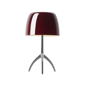 Lampe de table Lumiere Grande Dimbar - rouge cerise, aluminium - Foscarini