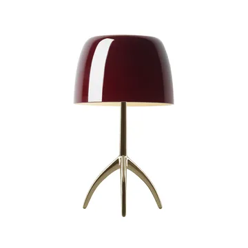 Lampe de table Lumiere Grande Dimbar - rouge cerise, champagne - Foscarini