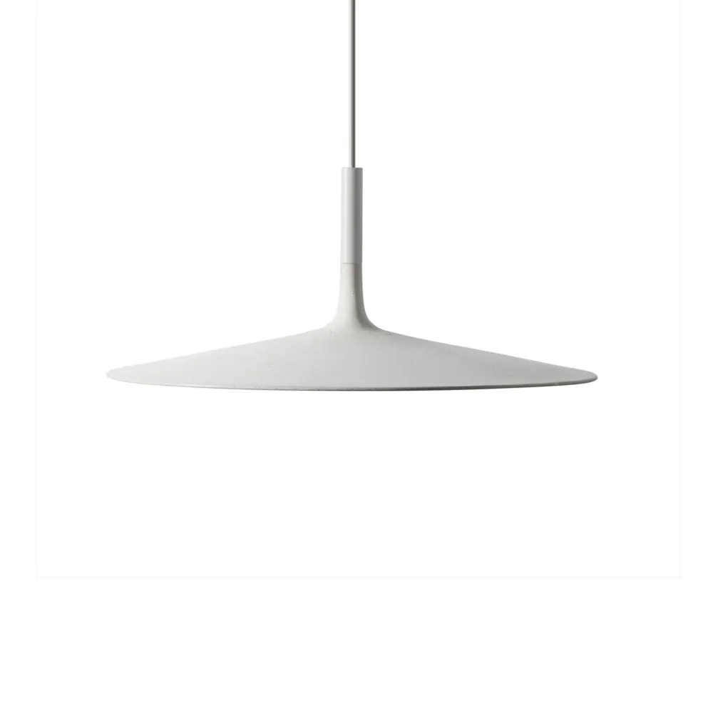Suspension Aplomb Large, Béton blanc Foscarini